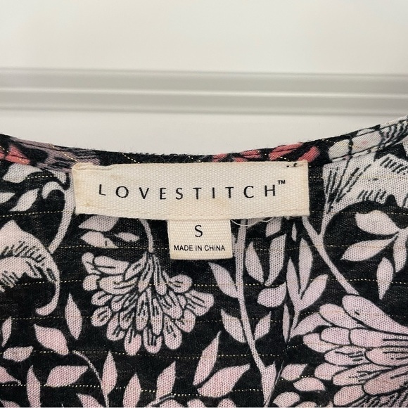 Lovestitch Floral Boho Top S - Picture 6 of 8